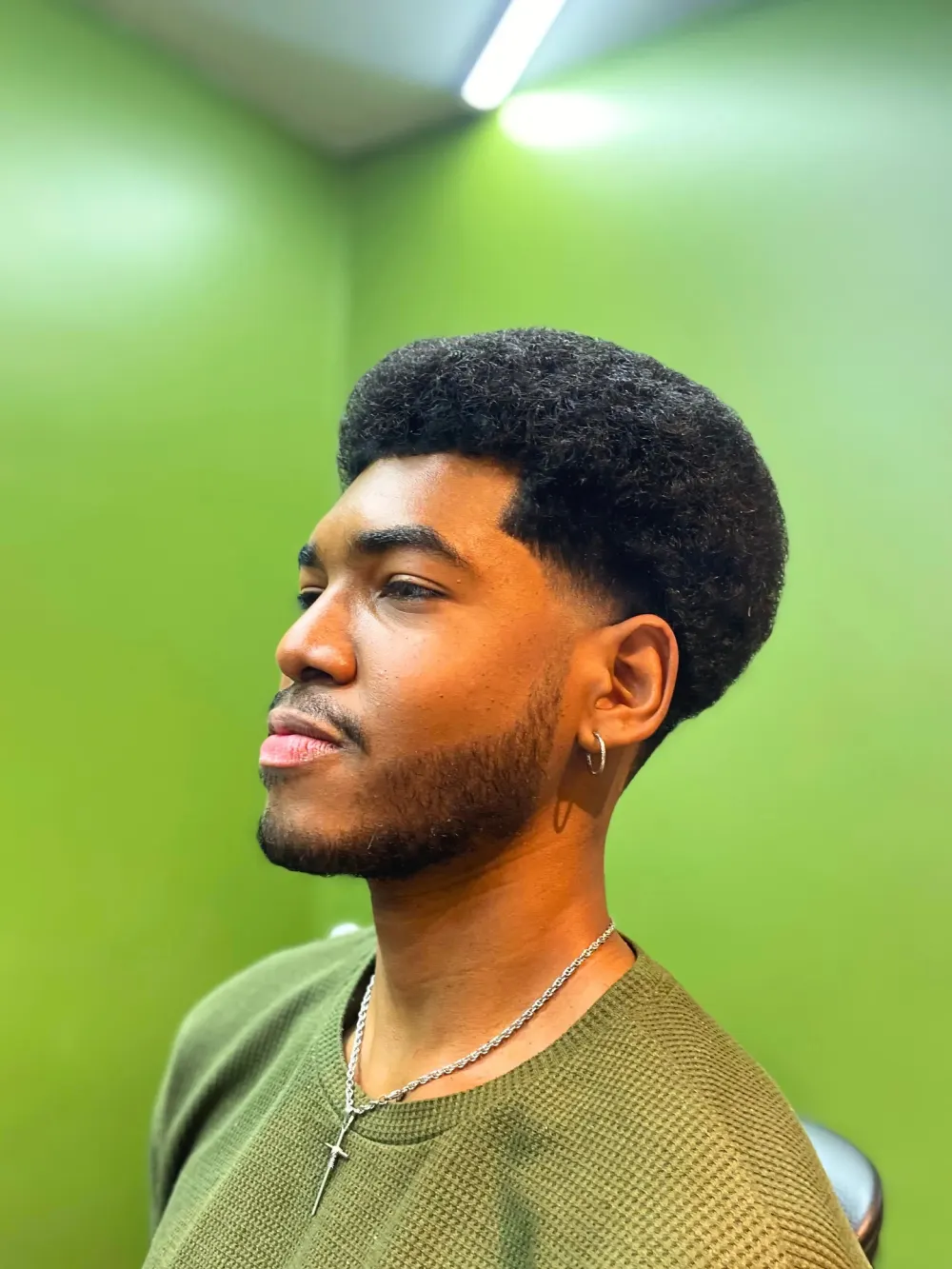 Black masculino com acabamento e fade – Garage Studio